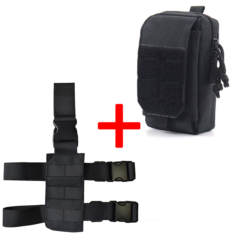 Edc Carry Belt - Tactical Drop Leg Platform Thigh MOLLE