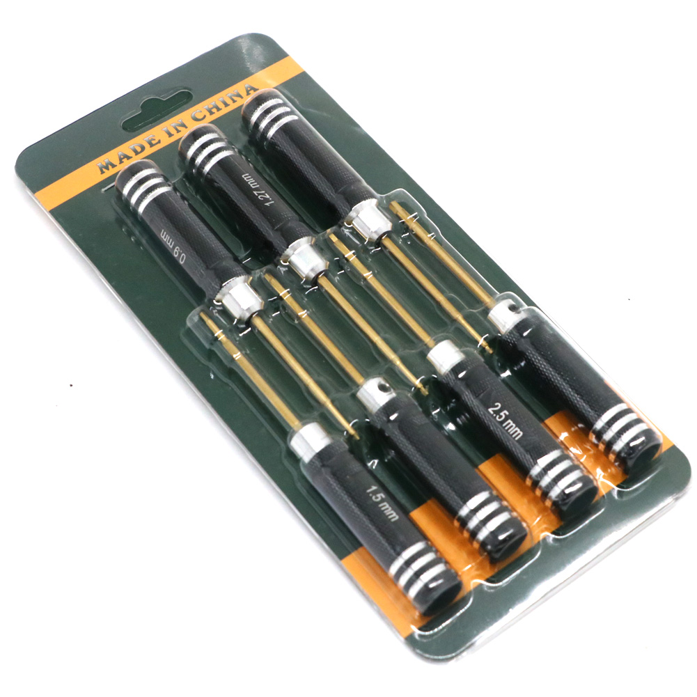 Micro Screwdriver Kit - 7pcs Titanium Plating Mini Precision Hex