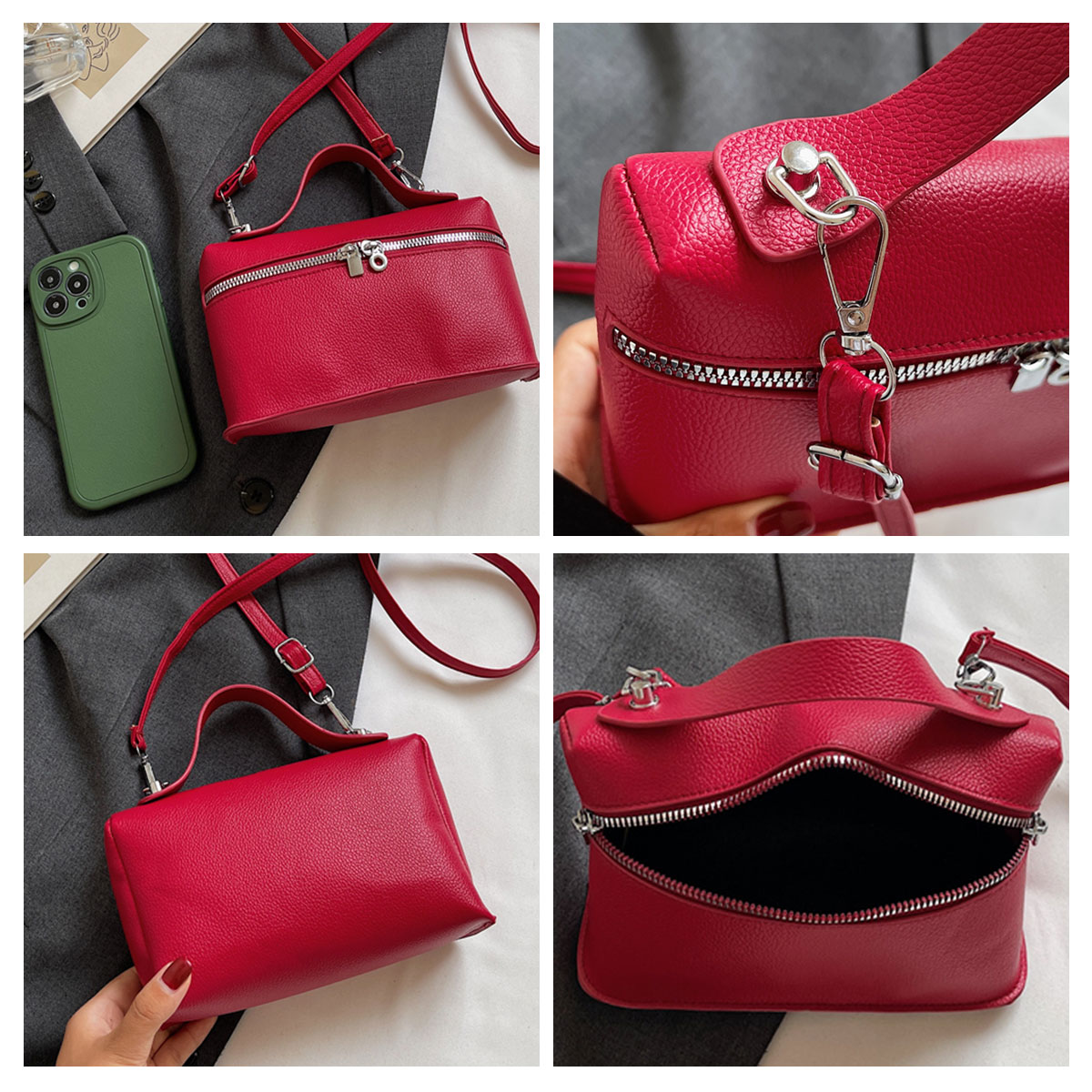 Minimalist Trend Solid Color B - Edc Carry Bag ulasan dan harga