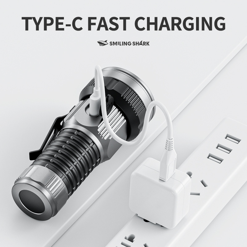 Small LED Flashlight USB C Rec - Edc Day Carry ulasan dan harga