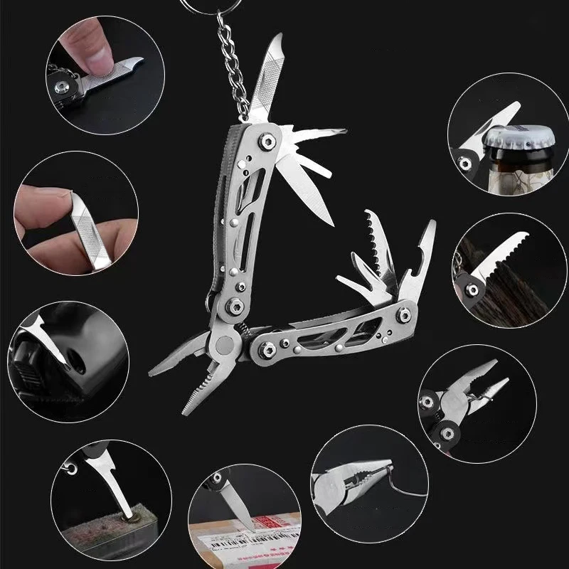 MuqiNush 12 In 1 Mini Keychain - Edc Carry Pliers ulasan dan harga