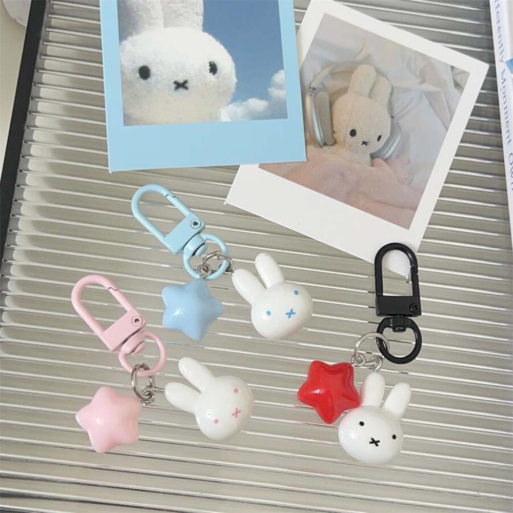 Miffy Rabbit Head Kawaii Cute  - Carabiner Keychain ulasan dan harga