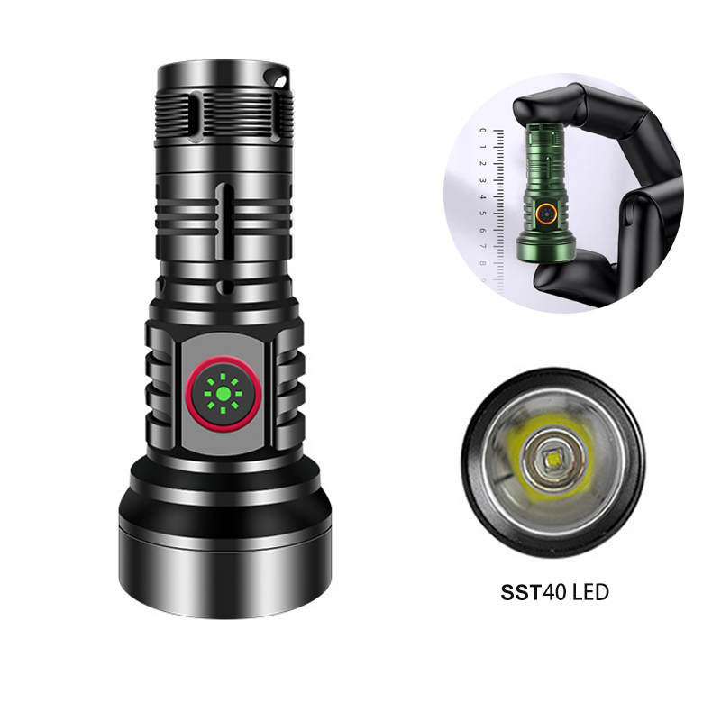 SST40 LED Flashlight Type-C US - Edc Day Carry ulasan dan harga
