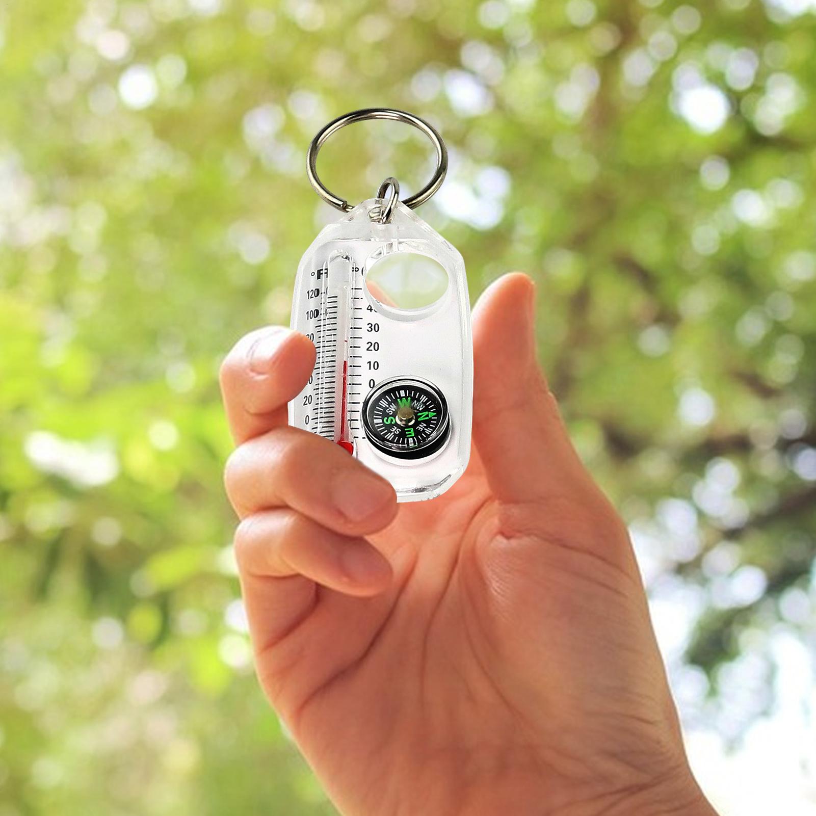 Small Keychain Compass Portabl - Compass Keychain Mini ulasan dan harga
