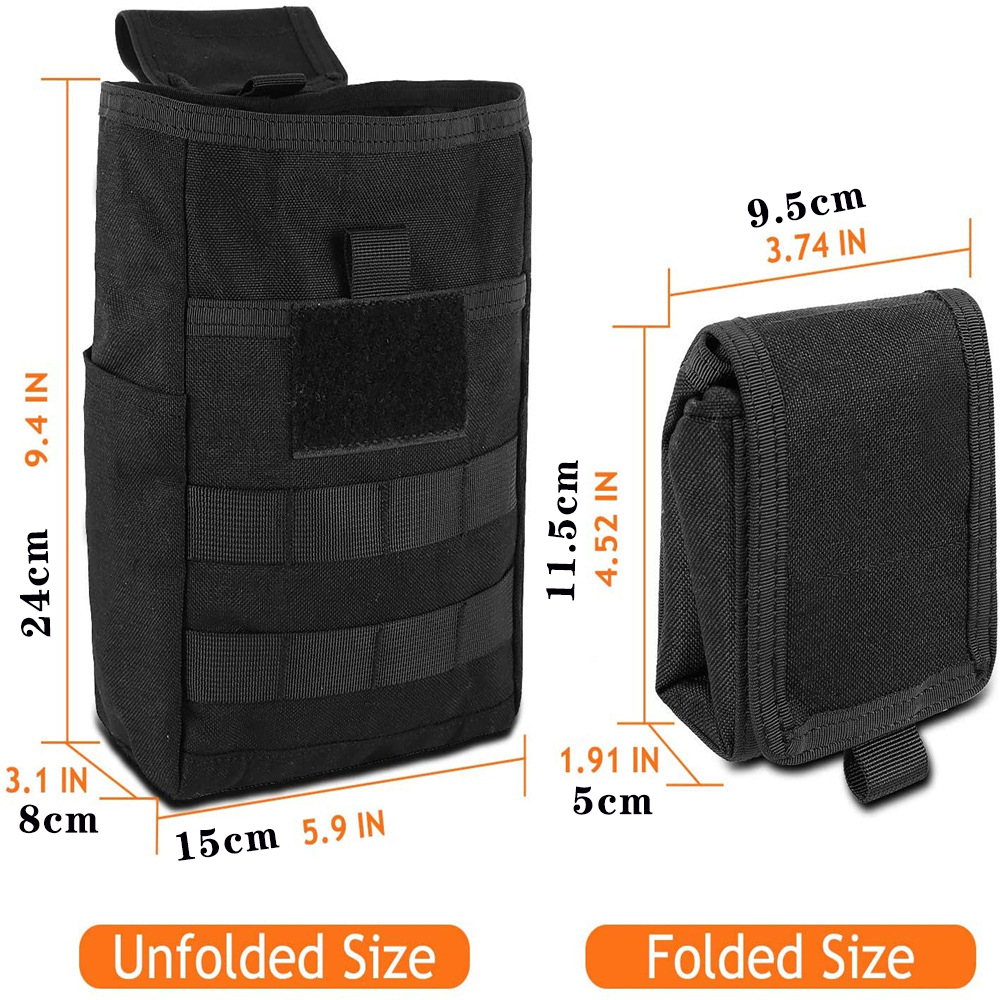 Foldable Molle Dump Drop Pouch - Edc Able Carry ulasan dan harga