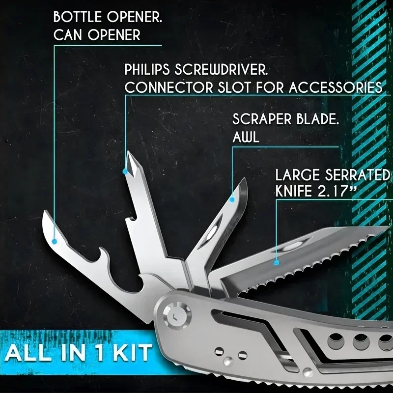 24in1 Multitool All In One Mul - Edc Everyday Carry Knives ulasan dan harga