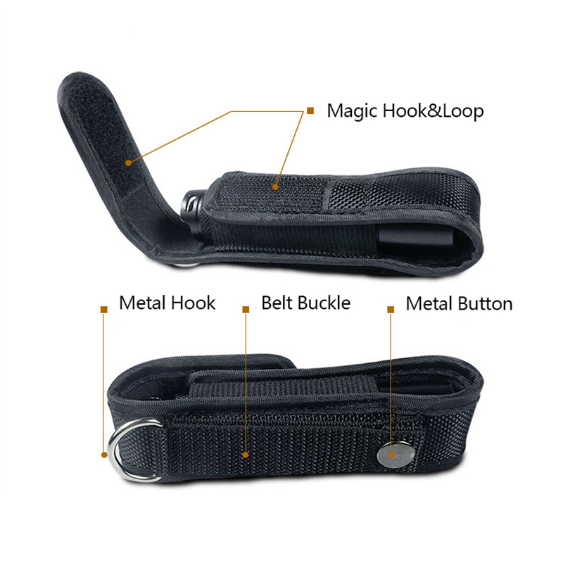 Tactical Molle Flashlight Pouc - Edc Carry Case ulasan dan harga