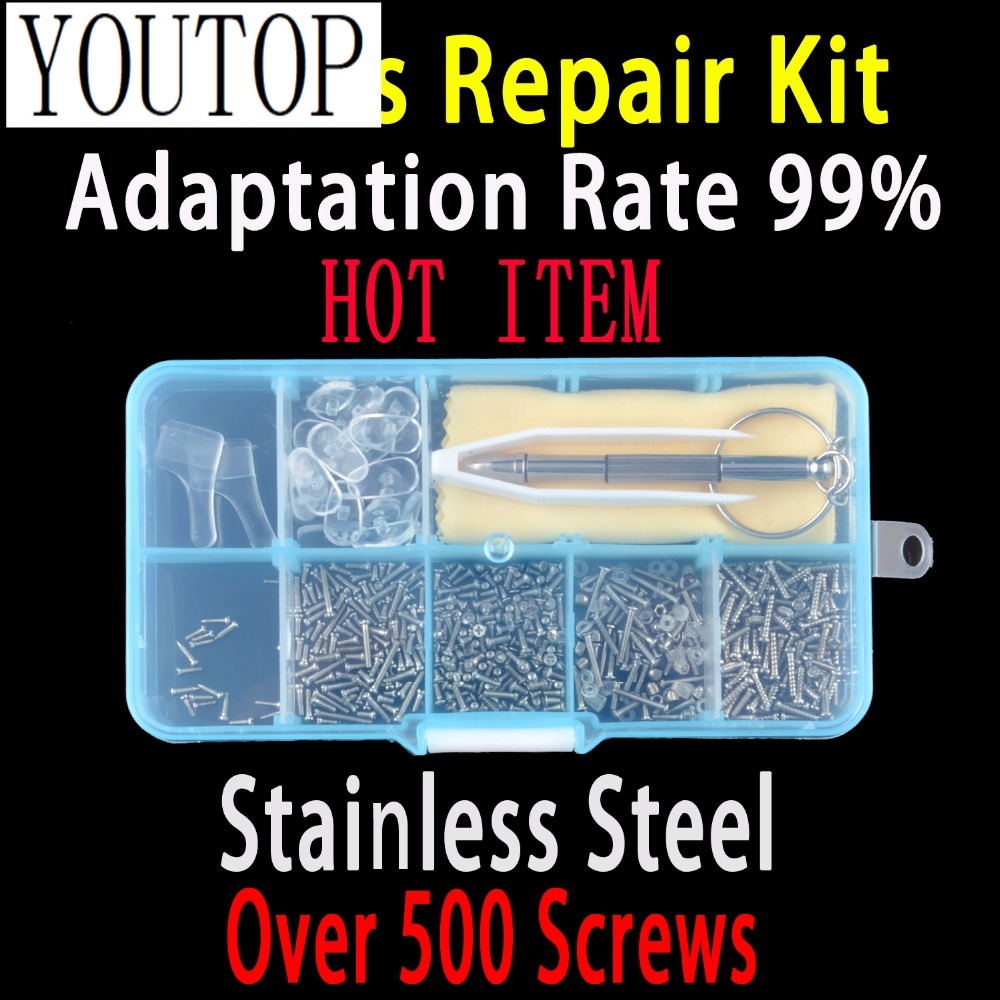 500 Eyeglasses Repair Kit Tool - Micro Screwdriver Kit ulasan dan harga