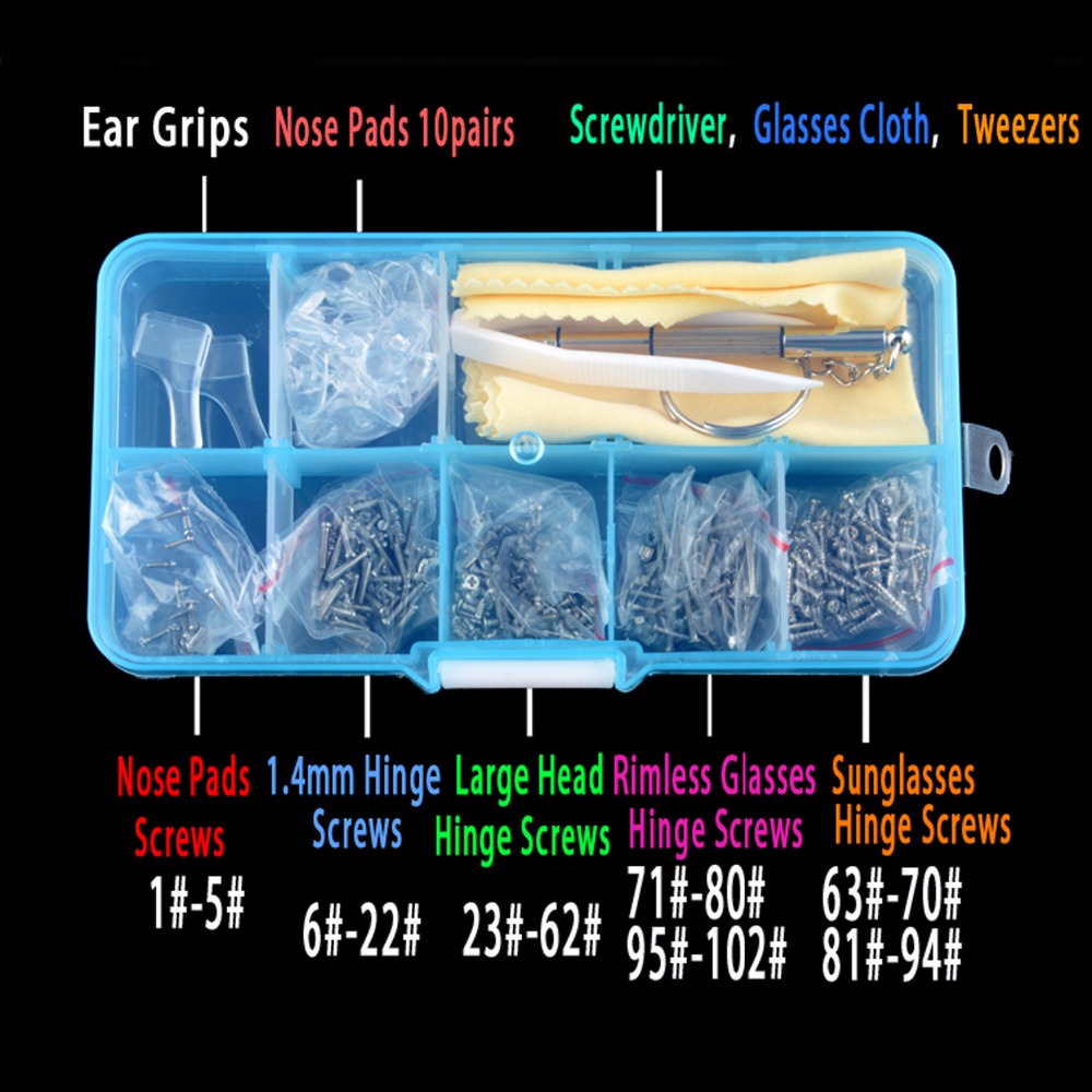 500 Eyeglasses Repair Kit Tool - Micro Screwdriver Kit ulasan dan harga