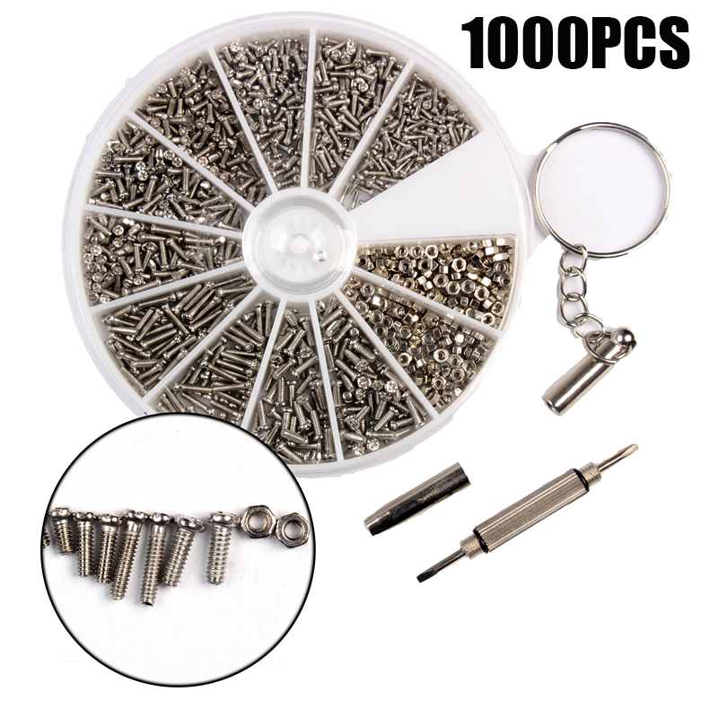 1000Pcs/lot M1-M1.6 Stainless  - Micro Screwdriver Kit ulasan dan harga