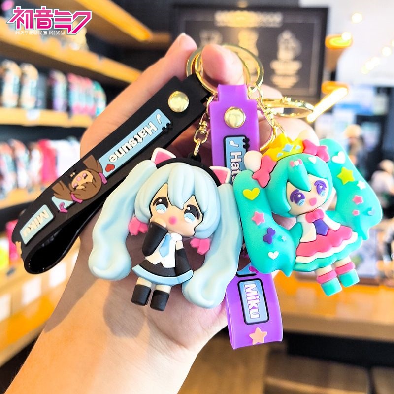 Hatsune Miku Keychain Cartoon  - Carabiner Keychain ulasan dan harga