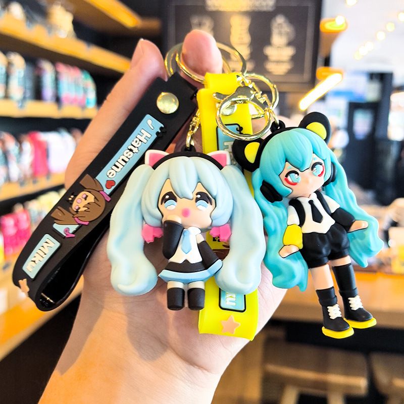 Hatsune Miku Keychain Cartoon  - Carabiner Keychain ulasan dan harga