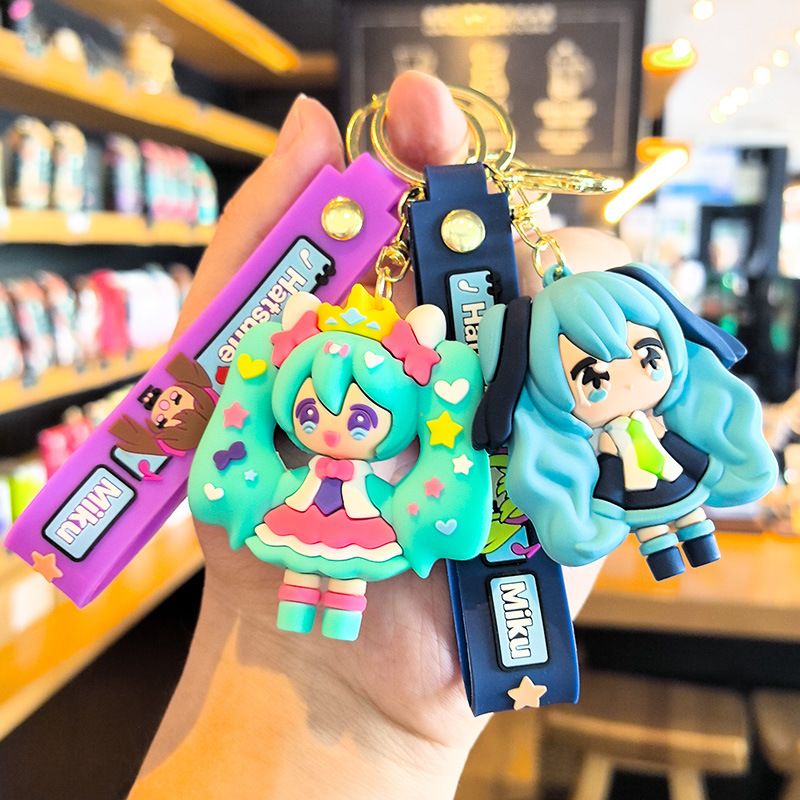 Hatsune Miku Keychain Cartoon  - Carabiner Keychain ulasan dan harga