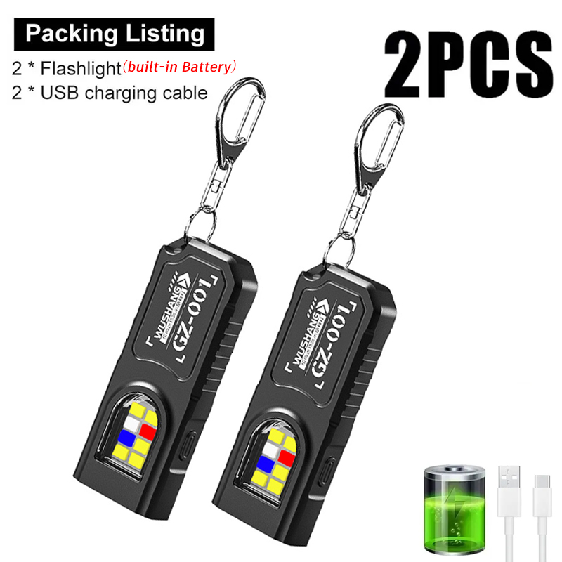 Multifunctional Keychain Flash - Keychain Flashlight ulasan dan harga