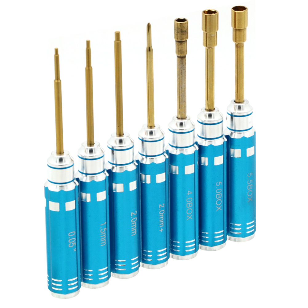 7PCS Short Handle RC Hex Screw - Micro Screwdriver Kit ulasan dan harga