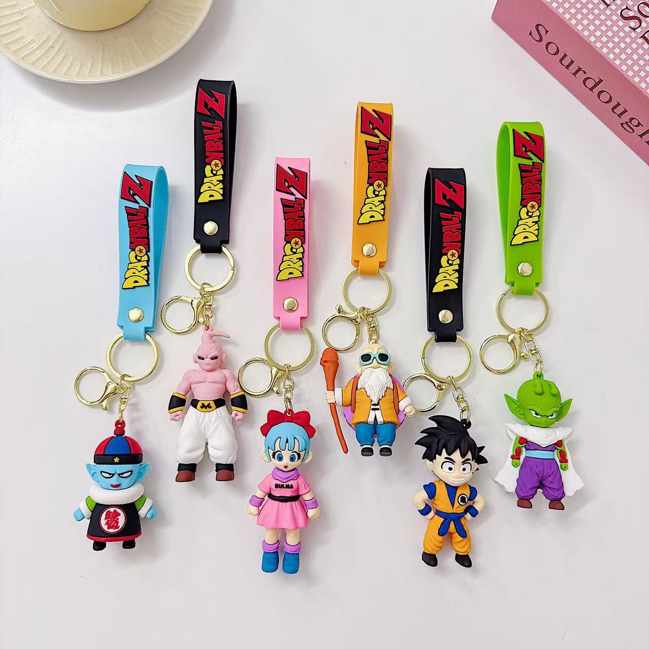 1/6pcs Dragon Ball Anime Keych - Carabiner Keychain ulasan dan harga
