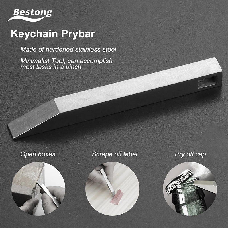 EDC Pry Bar, Heavy Duty Keycha - Edc Day Carry ulasan dan harga