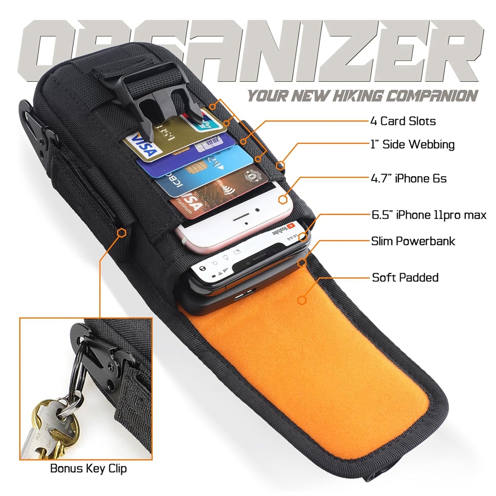 Tactical Phone Pouch Molle,Sma - Edc Carry Pouch ulasan dan harga