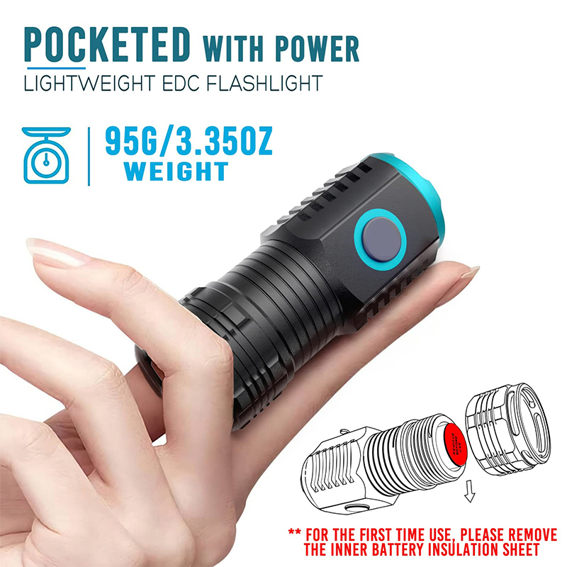 Type-C USB Rechargeable Pocket - Edc Day Carry ulasan dan harga