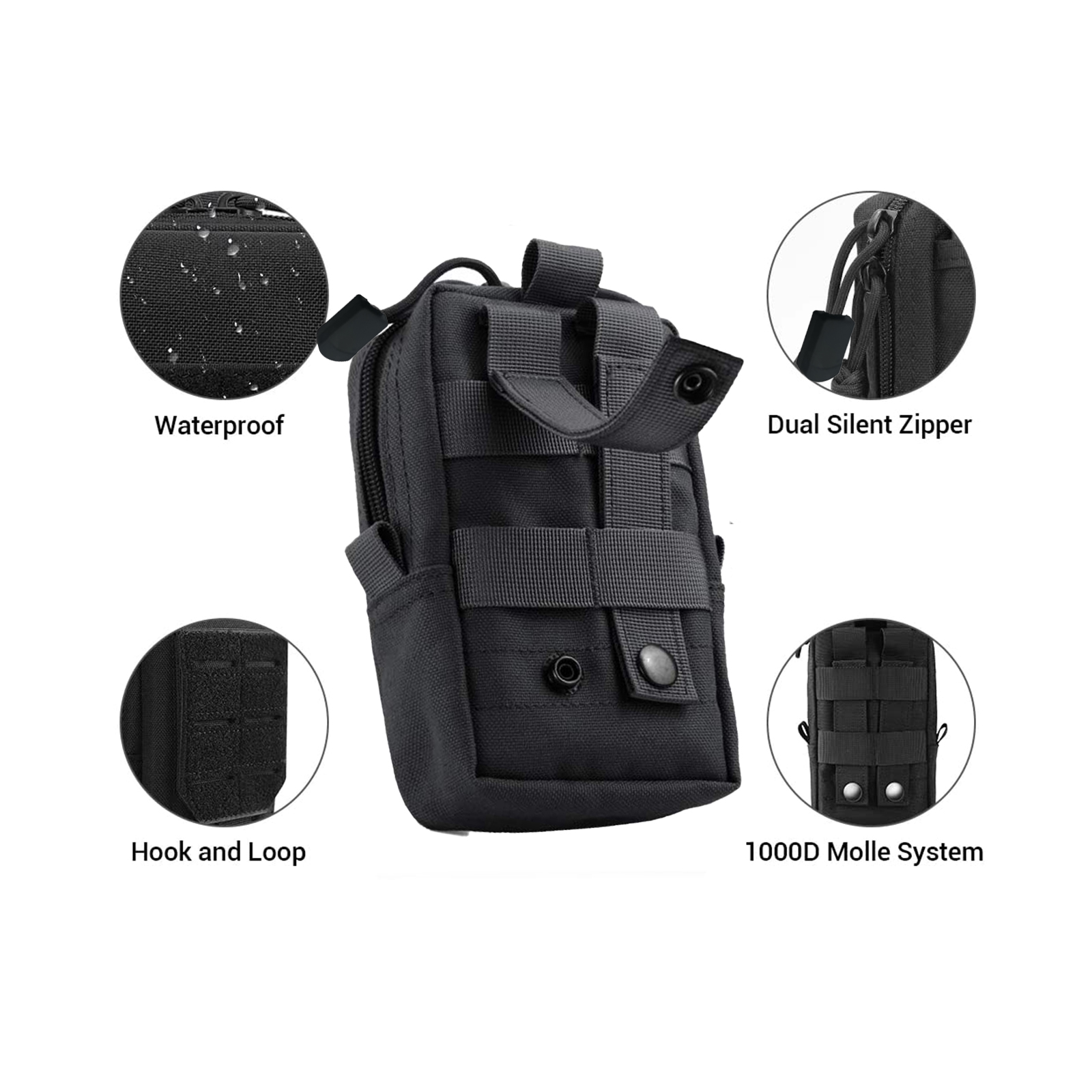 Tactical Molle Pouch Waist Bag - Edc Carry Pouch ulasan dan harga