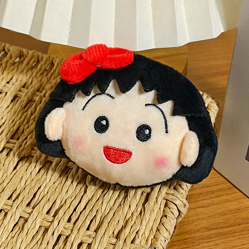 Cute Chibi Maruko Chan Plush K - Carabiner Keychain ulasan dan harga
