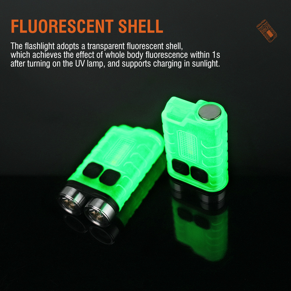 V3 EDC Flashlight Mini Keychai - Keychain Flashlight ulasan dan harga