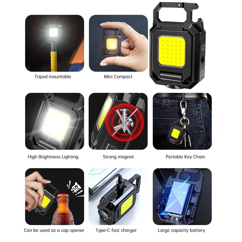 Mini Flashlight Keychain Light - Keychain Flashlight ulasan dan harga
