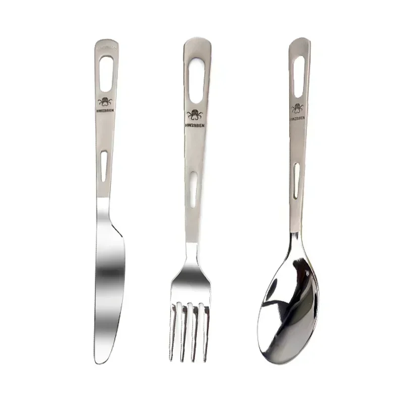 HWZBBEN Titanium Fork Spoon Kn - Edc Everyday Carry Knives ulasan dan harga
