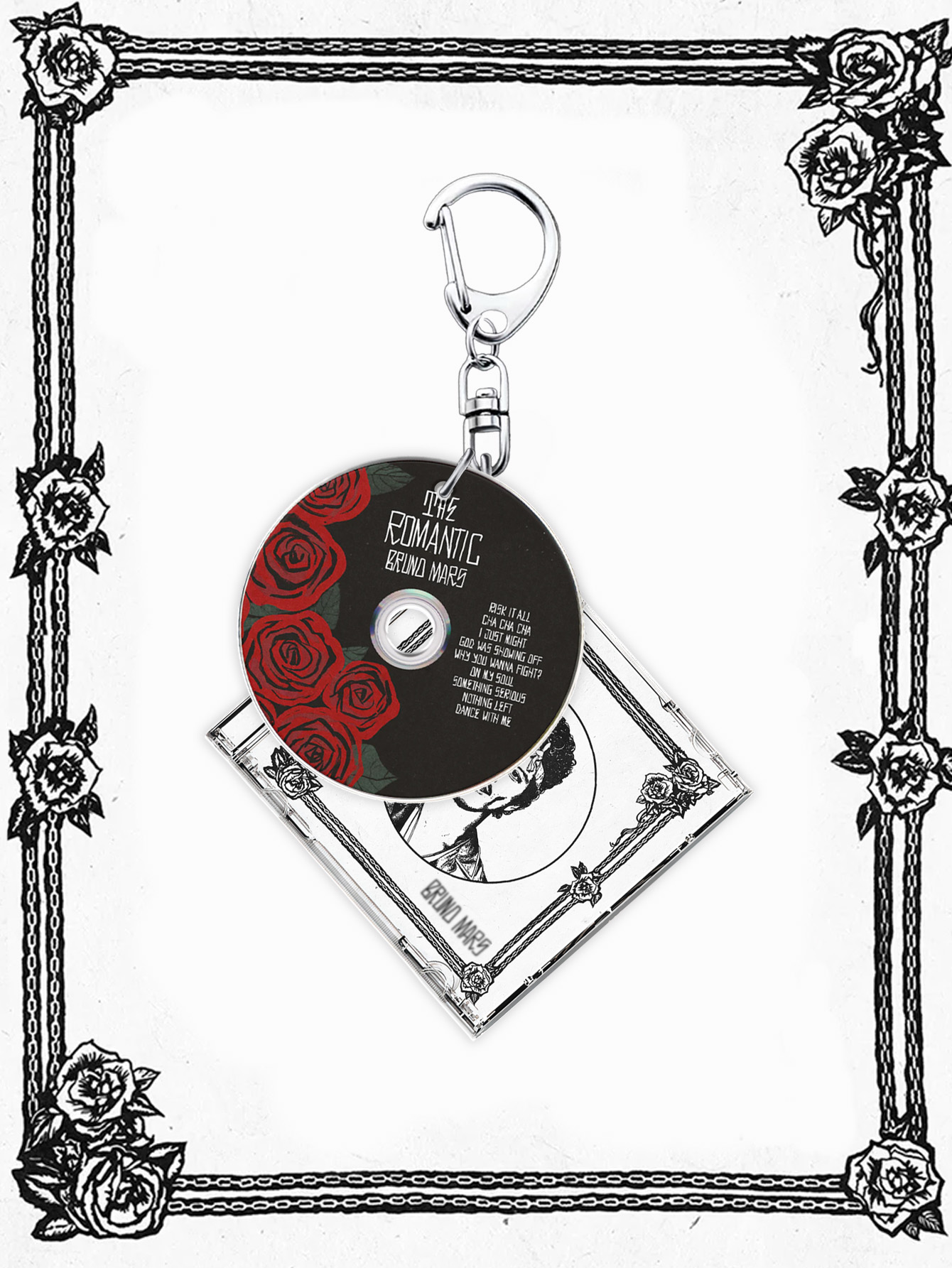 Bruno Keychain，The Romantic，Ma - Carabiner Keychain ulasan dan harga