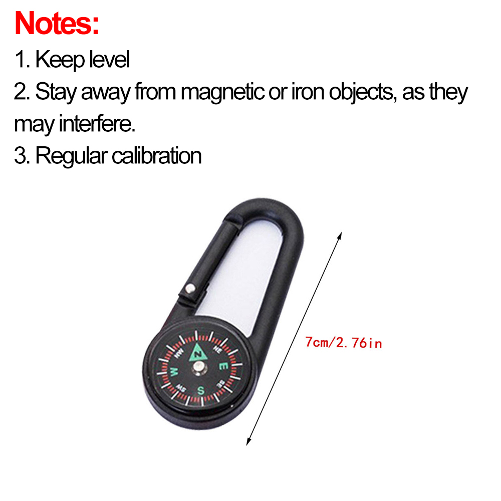Outdoor Compass Carabiner Mini - Compass Keychain Mini ulasan dan harga