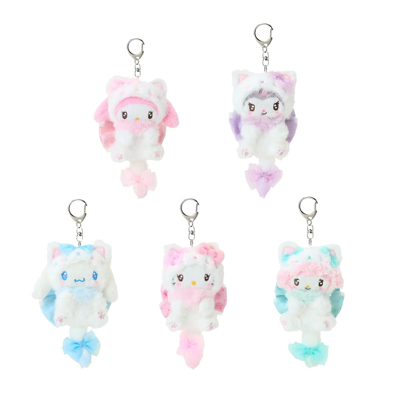 Hello Kitty Cream Cat Bowknot  - Carabiner Keychain ulasan dan harga