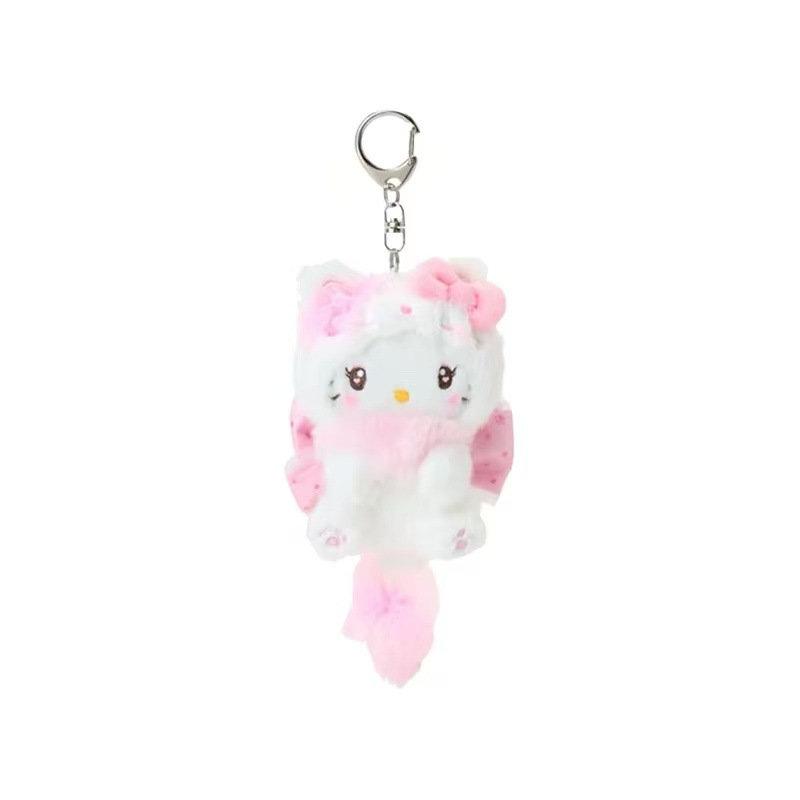 Hello Kitty Cream Cat Bowknot  - Carabiner Keychain ulasan dan harga