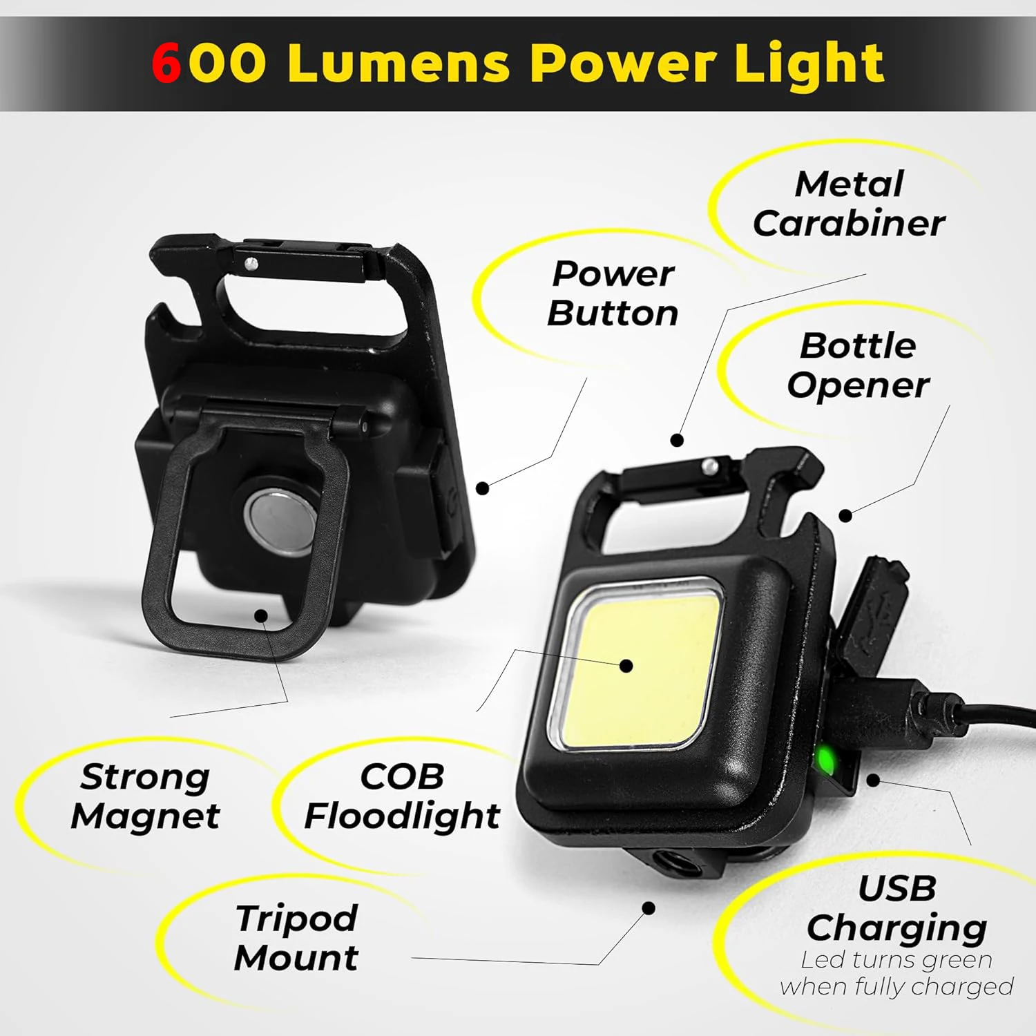 Portable Keychain Light Mini M - Keychain Flashlight ulasan dan harga