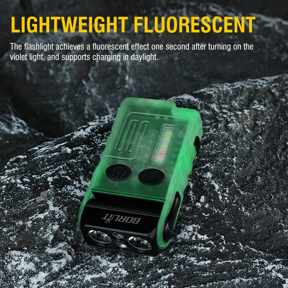 BORUiT V20 Fluorescence Buzzer - Keychain Flashlight ulasan dan harga