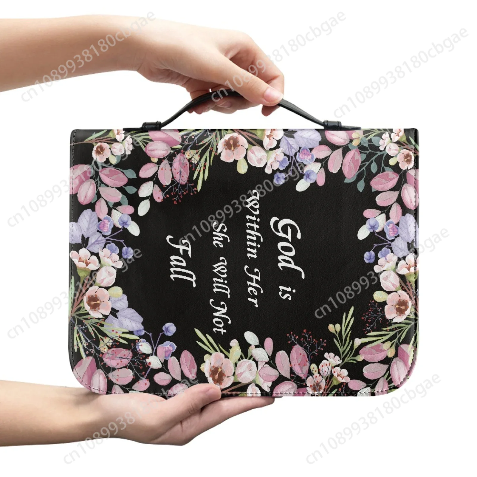 Flowers Verse Pattern Leather  - Edc Carry Bag ulasan dan harga