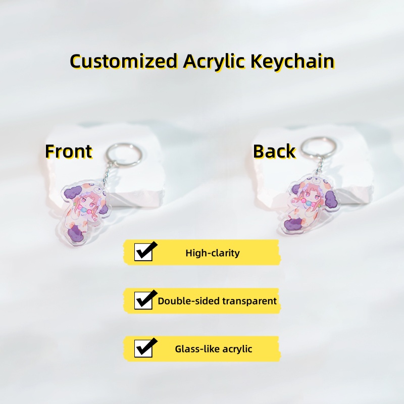 2D FLAT 6cm/2.36inch 1 Piece C - Carabiner Keychain ulasan dan harga