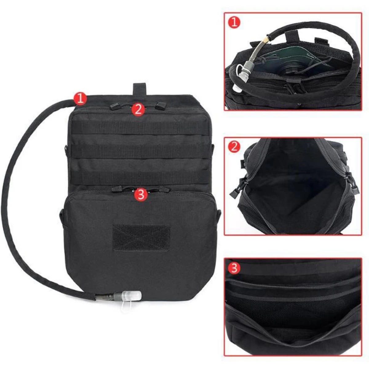 Outdoor Molle Bag Camping Hydr - Edc Carry Case ulasan dan harga