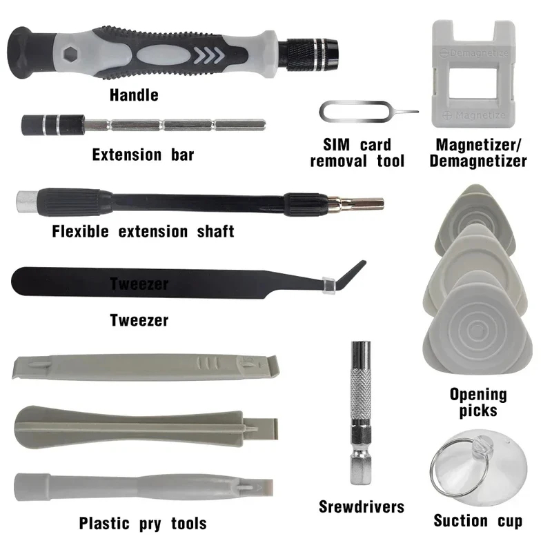 Portable 115in1 Magnetic Screw - Micro Screwdriver Kit ulasan dan harga