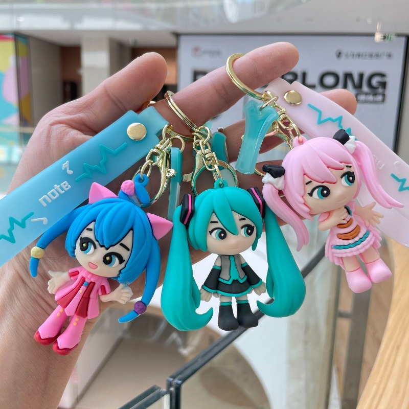 Hatsune Miku Keychain New Crea - Carabiner Keychain ulasan dan harga