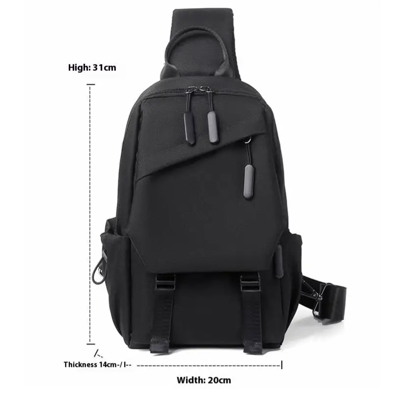 Men Multi-composition Shoulder - Edc Carry Bag ulasan dan harga