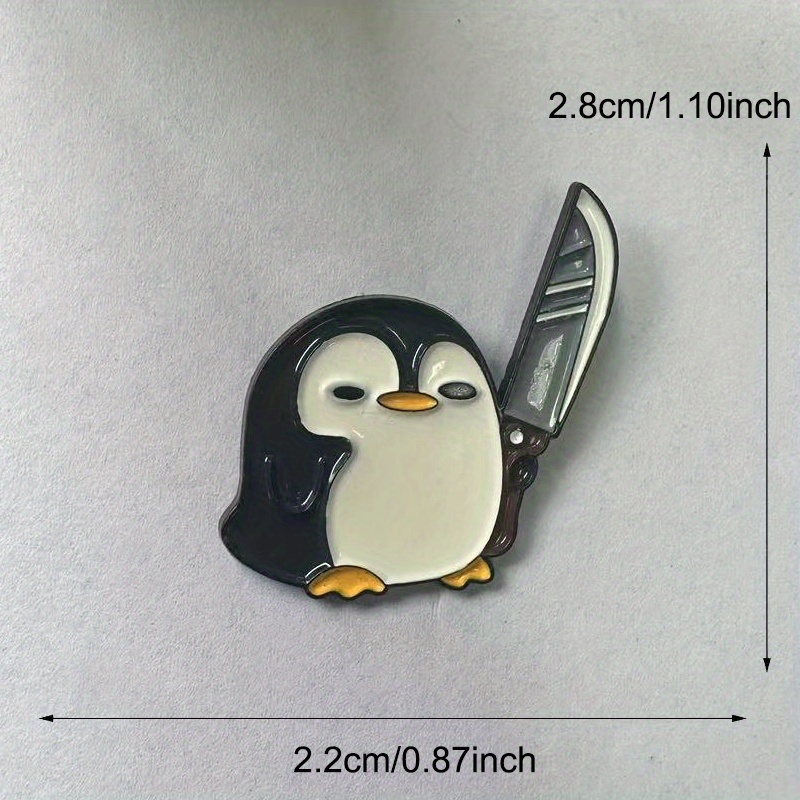 Funny Penguin Holding Big Knif - Edc Everyday Carry Knives ulasan dan harga