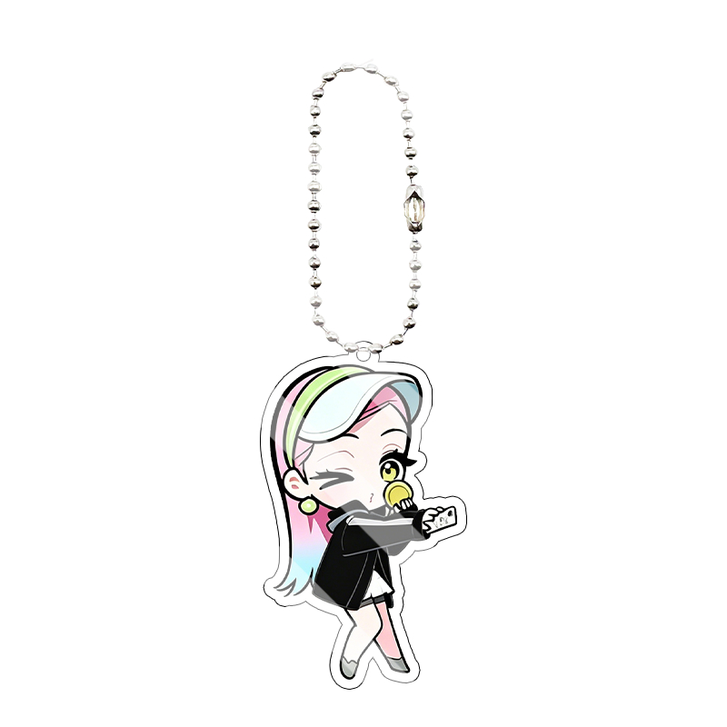 Alien Stage Q Version Cartoon  - Carabiner Keychain ulasan dan harga