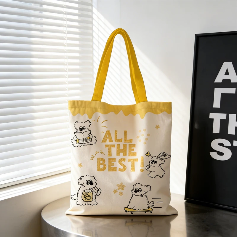 New Cartoon Comic Printed Canv - Edc Carry Bag ulasan dan harga