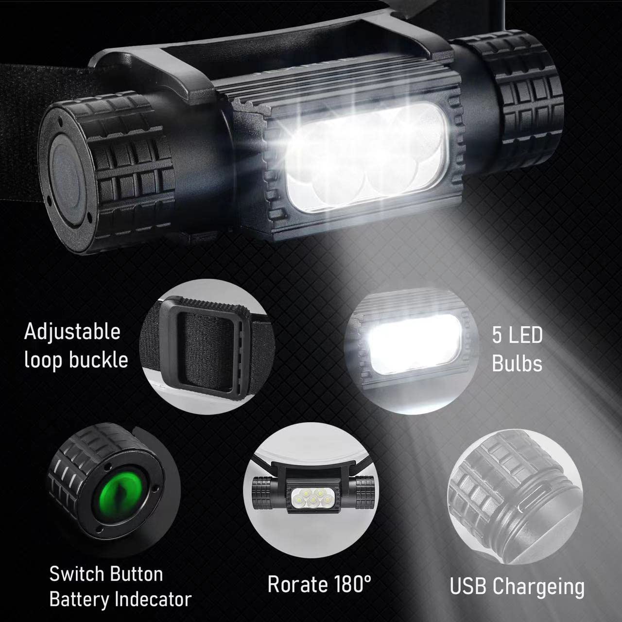 Portable USB C Rechargeable LE - Edc Day Carry ulasan dan harga