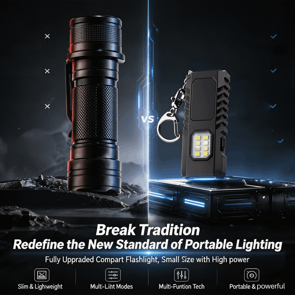 Multifunctional USB Rechargeab - Keychain Flashlight ulasan dan harga