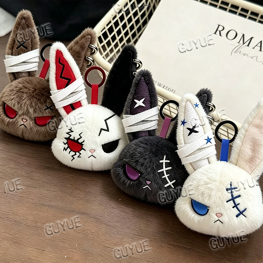 Kawaii Key Ring Hot Gothic Bun - Carabiner Keychain ulasan dan harga