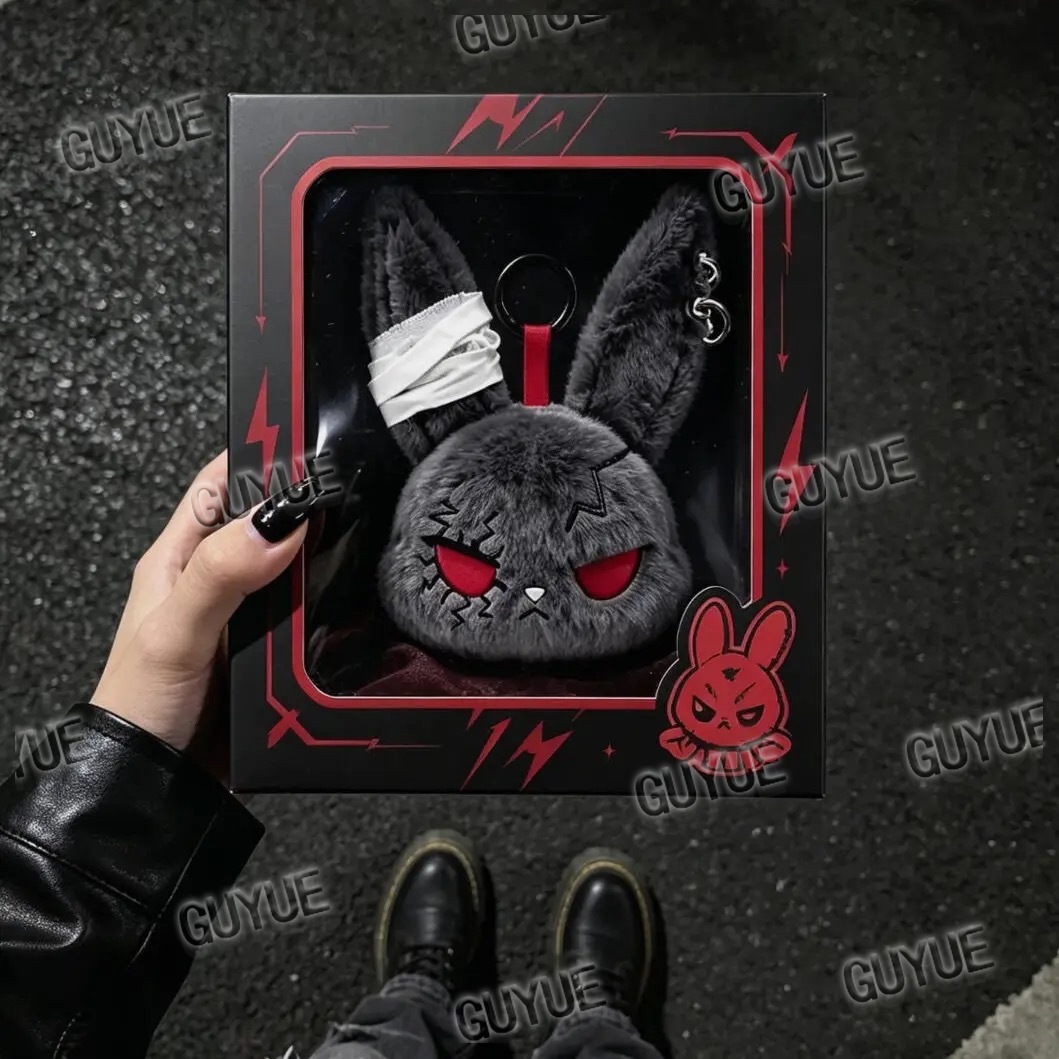 Kawaii Key Ring Hot Gothic Bun - Carabiner Keychain ulasan dan harga