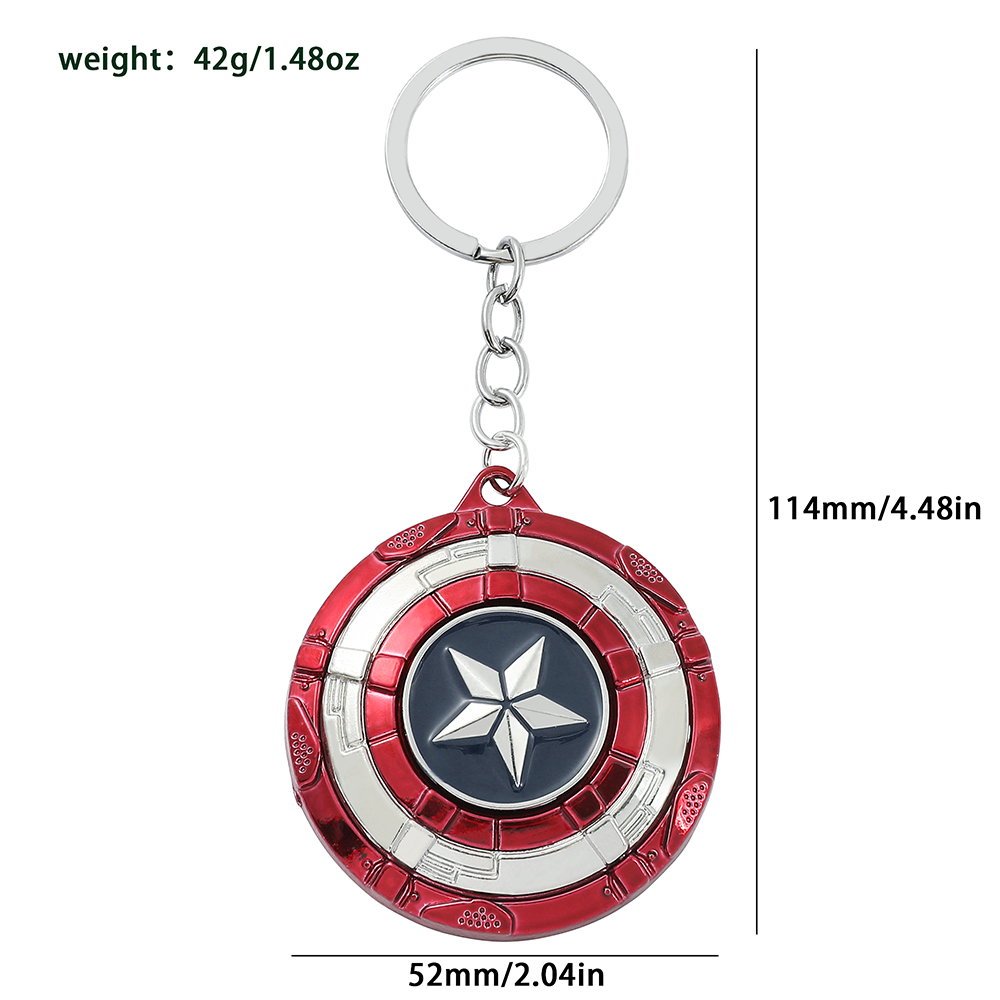 Avengers Captain America Shiel - Carabiner Keychain ulasan dan harga