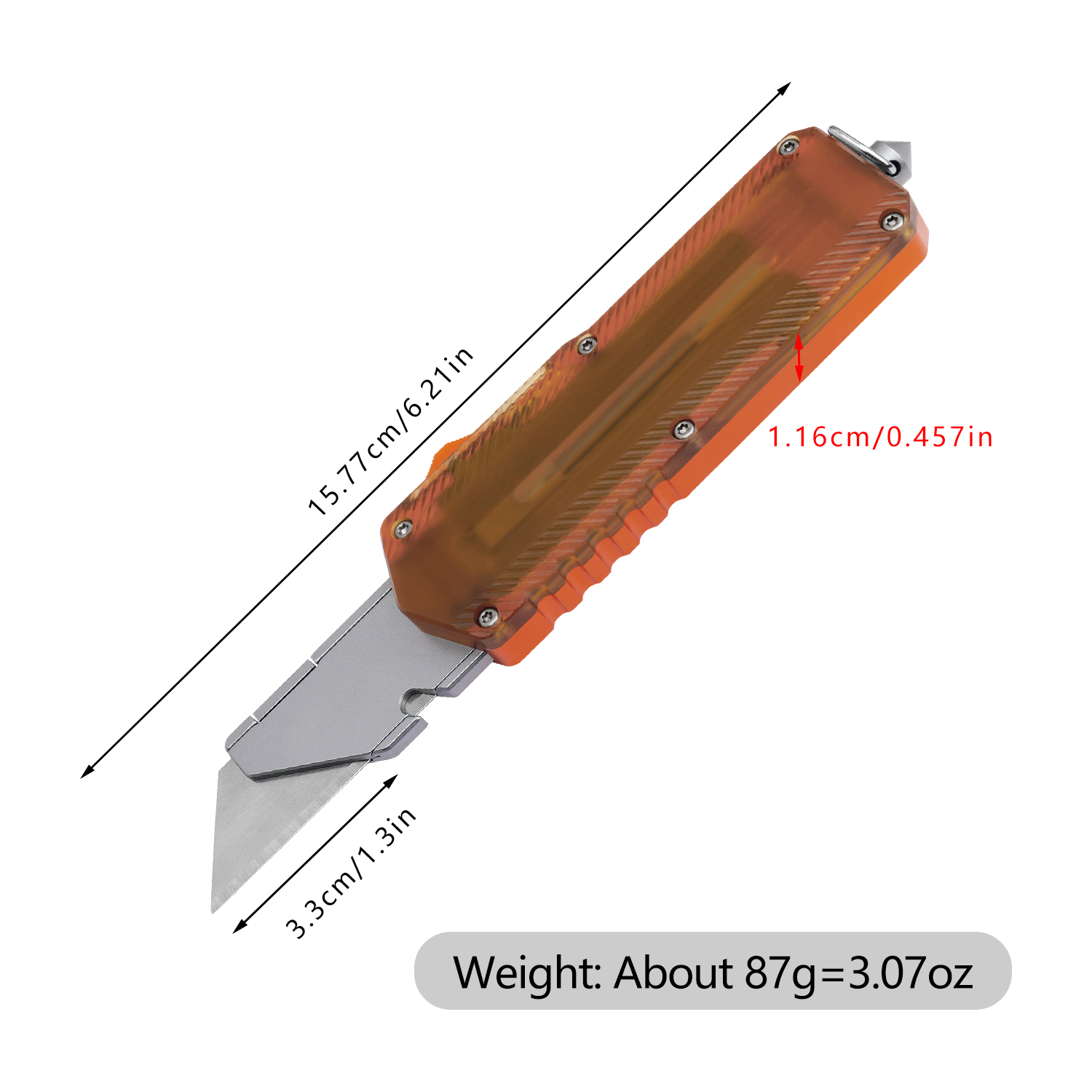 Two-piece aluminum alloy combi - Edc Day Carry ulasan dan harga