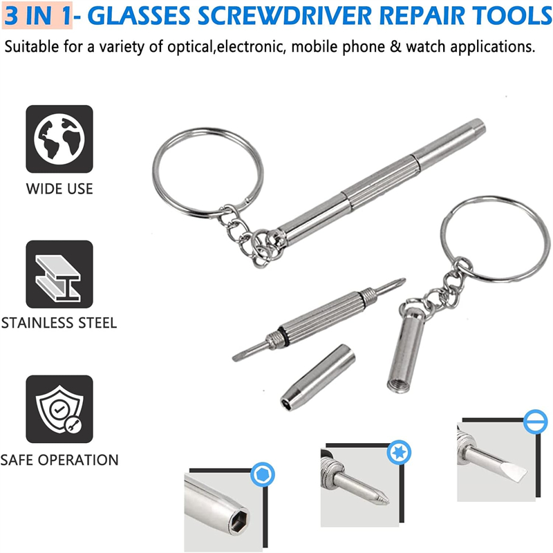 Mini Hand Glasses Screwdrivers - Micro Screwdriver Kit ulasan dan harga